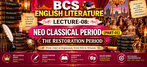 Chapter-08: Neo Classical Period(Part-01)-The Restoration Period