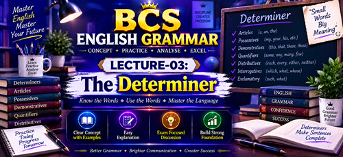 Chapter-03: The Determiner