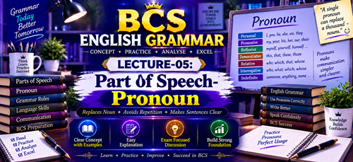 Chapter-05: Part of Speech- Pronoun