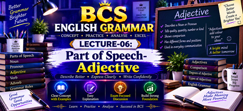 Chapter-06: Part of Speech-The Adjective